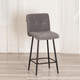 Миниатюра изображения товара Стул барный Tetchair Medeo Полубарный (велюр, серый)