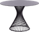 Миниатюра изображения товара Обеденный стол Tetchair Bertoia GT21 110x110x75 металл/стекло (черный)