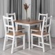 Миниатюра изображения товара Обеденный стол Tetchair Sonata Lux 75x75x75 (антик/белый)