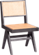 Миниатюра изображения товара Стул Tetchair Loki дерево вяз/ротанг 51x44x86 (черный)