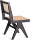 Миниатюра изображения товара Стул Tetchair Loki дерево вяз/ротанг 51x44x86 (черный)