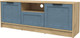 Миниатюра изображения товара Тумба Интерлиния ТВ Концепт Тренд КТ-ТВ3-50 (дуб золотой/дуб лазурный)
