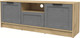 Миниатюра изображения товара Тумба Интерлиния ТВ Концепт Тренд КТ-ТВ3-50 (дуб золотой/дуб серый)