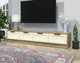 Миниатюра изображения товара Тумба Интерлиния ТВ Концепт Тренд КТ-ТВ4-35 (дуб золотой/дуб снежный)