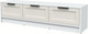 Миниатюра изображения товара Тумба Интерлиния ТВ Концепт Тренд КТ-ТВ3-35 (белый платинум/кашемир)