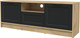 Миниатюра изображения товара Тумба Интерлиния ТВ Концепт Тренд КТ-ТВ3-50 (дуб золотой/черный)