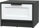 Миниатюра изображения товара Прикроватная тумба Интерлиния Концепт Тренд КТ-ТК1-35 (антрацит/белый)