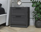 Миниатюра изображения товара Прикроватная тумба Интерлиния Концепт Тренд КТ-ТК1-57 (антрацит/пепел)