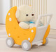 Миниатюра изображения товара Стеллаж игровой UNIX Kids Moon 13 3 полки + 10 ящиков / pptsmoon13yel