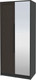 Миниатюра изображения товара Шкаф Интерлиния Концепт Тренд КТ-Ш2(з) (антрацит/дуб английский)
