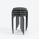 Миниатюра изображения товара Табурет Mio Tesoro Чико (серый/черный)