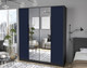Миниатюра изображения товара Шкаф Интерлиния Концепт Тренд КТ-Ш4(з) (антрацит/индиго)