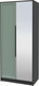 Миниатюра изображения товара Шкаф Интерлиния Концепт Тренд КТ-Ш2(з) (антрацит/мята)