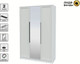 Миниатюра изображения товара Шкаф Интерлиния Концепт Тренд КТ-Ш3(з) (белый платинум/грей)