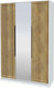 Миниатюра изображения товара Шкаф Интерлиния Концепт Тренд КТ-Ш3(з) (белый платинум/дуб вотан)