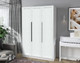 Миниатюра изображения товара Шкаф Интерлиния Концепт Тренд КТ-Ш3 (белый платинум/дуб полярный)