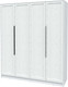 Миниатюра изображения товара Шкаф Интерлиния Концепт Тренд КТ-Ш4 (белый платинум/дуб полярный)