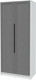 Миниатюра изображения товара Шкаф Интерлиния Концепт Тренд КТ-Ш2 (белый платинум/дуб серый)