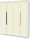 Миниатюра изображения товара Шкаф Интерлиния Концепт Тренд КТ-Ш4 (белый платинум/дуб снежный)