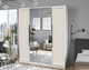 Миниатюра изображения товара Шкаф Интерлиния Концепт Тренд КТ-Ш4(з) (белый платинум/кашемир)