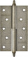 Миниатюра изображения товара Комплект петель дверных Нора-М 610-5 125x75x2.5 (левая, застаренное серебро)