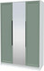 Миниатюра изображения товара Шкаф Интерлиния Концепт Тренд КТ-Ш3(з) (белый платинум/мята)