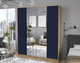 Миниатюра изображения товара Шкаф Интерлиния Концепт Тренд КТ-Ш4(з) (дуб золотой/индиго)