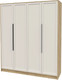 Миниатюра изображения товара Шкаф Интерлиния Концепт Тренд КТ-Ш4 (дуб золотой/кашемир)