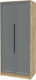 Миниатюра изображения товара Шкаф Интерлиния Концепт Тренд КТ-Ш2 (дуб золотой/серый)