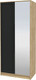 Миниатюра изображения товара Шкаф Интерлиния Концепт Тренд КТ-Ш2(з) (дуб золотой/черный)