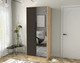 Миниатюра изображения товара Шкаф Интерлиния Концепт Тренд КТ-Ш2(з) (дуб золотой/дуб английский)