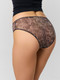 Миниатюра изображения товара Комплект женских трусов Mark Formelle 412451-3 (р.98, веточки на коричневом)