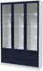 Миниатюра изображения товара Шкаф с витриной Интерлиния Концепт Тренд КТ-ШВ3 с подсветкой (белый платинум/индиго)