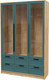 Миниатюра изображения товара Шкаф с витриной Интерлиния Концепт Тренд КТ-ШВ3 (дуб золотой/верде)