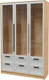 Миниатюра изображения товара Шкаф с витриной Интерлиния Концепт Тренд КТ-ШВ3 (дуб золотой/грей)