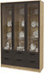 Миниатюра изображения товара Шкаф с витриной Интерлиния Концепт Тренд КТ-ШВ3 (дуб золотой/дуб английский)