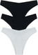 Миниатюра изображения товара Комплект женских трусов Mark Formelle 412541-3 (р.94, черно-белый)