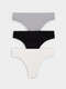 Миниатюра изображения товара Комплект женских трусов Mark Formelle 412623-3 (р.106, серый)