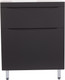 Миниатюра изображения товара Тумба с умывальником Symbolite Бергамо мини 70 Люкс Plus 2 ящика + Каре Люкс Мини 70х35 (черный)