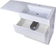 Миниатюра изображения товара Тумба с умывальником Symbolite Даллас 140 Люкс Plus 2 ящика + Даллас 140x48.2 (правый, белый)