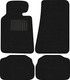 Миниатюра изображения товара Комплект ковриков для авто Alicosta 0158_1_PR-6 для BMW 5-Series III E34 1988-1996 (ворс, черный)