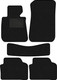 Миниатюра изображения товара Комплект ковриков для авто Alicosta 2235_1_PR-6 для BMW M3 IV седан/E90 2007-2012 (ворс, черный)
