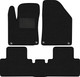 Миниатюра изображения товара Комплект ковриков для авто Alicosta 0378_1_PR-6 для Geely Belgee X50 I SUV 2023-н.в. (ворс, черный)