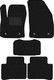 Миниатюра изображения товара Комплект ковриков для авто Alicosta 1491_1_PR-6 для Geely Tugella FY11 I SUV/HPBA4 2019-н.в. (ворс, черный)