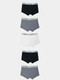 Миниатюра изображения товара Комплект мужских трусов Mark Formelle 411124-5 (р.90-100, серый меланж 4306-А-5-1)