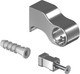 Миниатюра изображения товара Рейлинг кухонный Starax S-4064-A/SET (антрацит, с держателями и крючками)