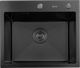 Миниатюра изображения товара Мойка кухонная Astir Decor PVD Black 45x50B (с сифоном, дозатором и коландером)