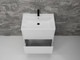 Миниатюра изображения товара Тумба с умывальником Symbolite Стокгольм 70 Classic Push 2 ящика + Andrea Classic 70x45x15.4 (белый рифленый софт)