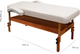 Миниатюра изображения товара Массажный стол SL Relax Comfort-М / SLRM-16#№4 (бежевая кожа №4)