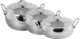 Миниатюра изображения товара Набор кастрюль Lenardi Mirrow 903-001 (6пр)